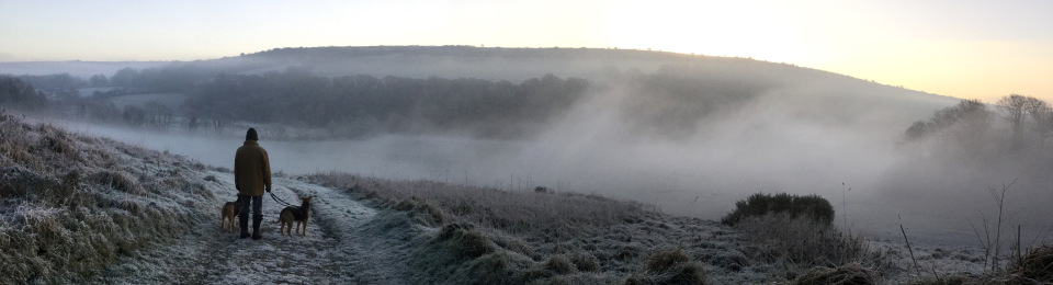 winter morning at helsbury