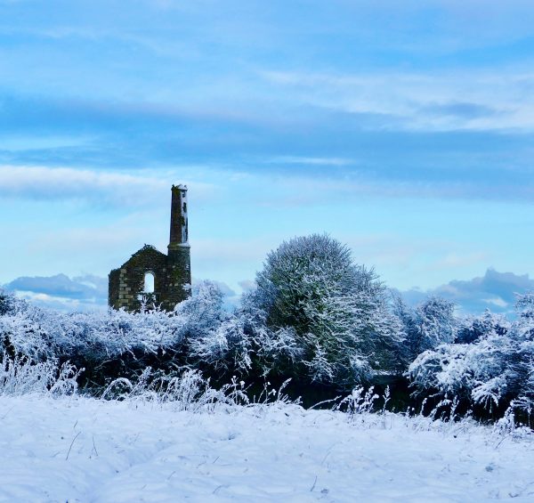 St Agnes snow