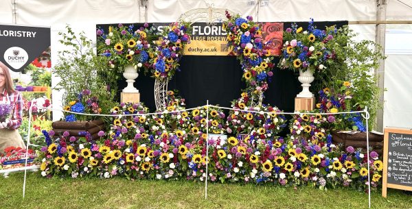 Duchy College Flower Display at the Royal Cornwall Show 2025